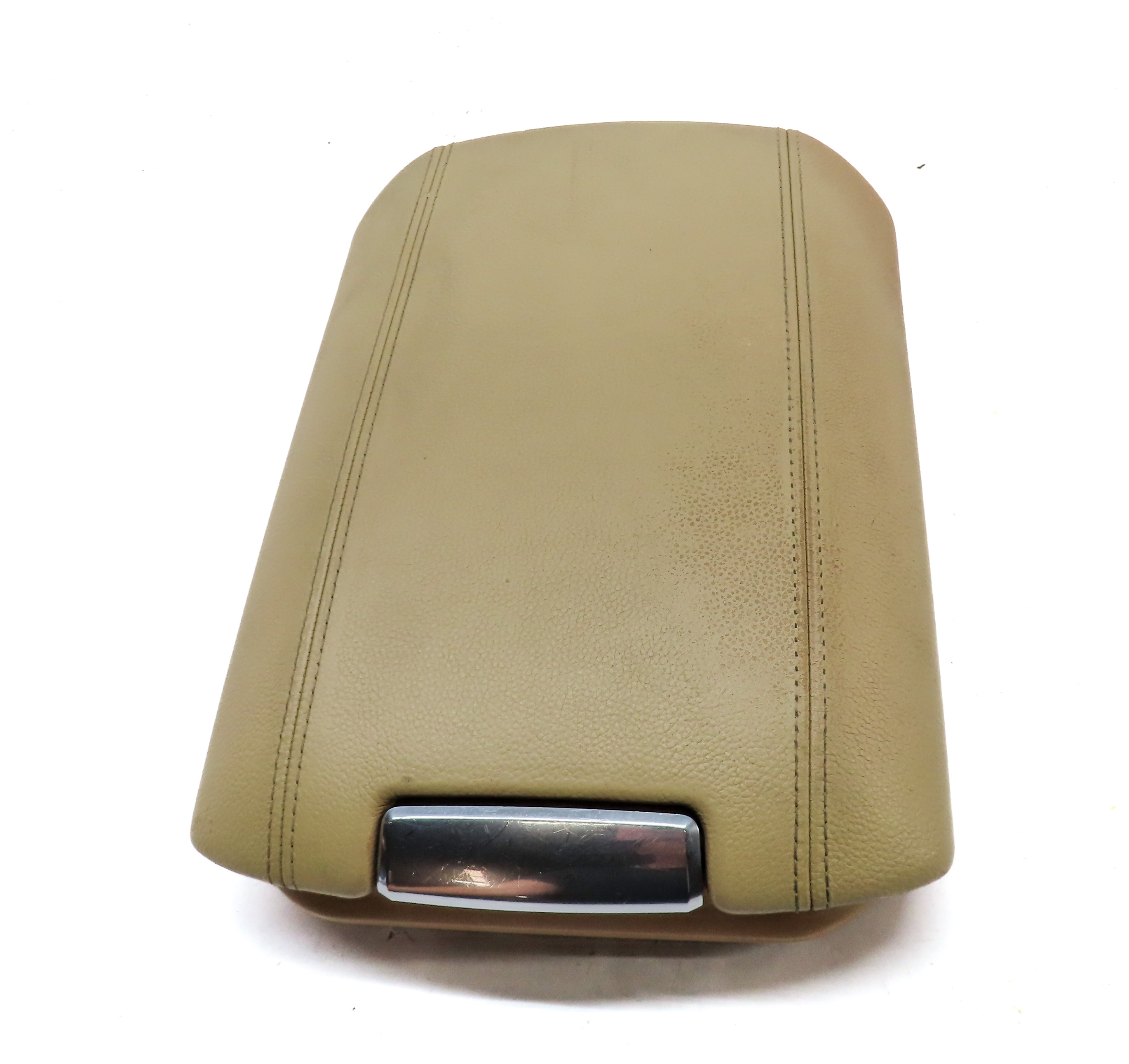 11-18 PORSCHE CAYENNE (958) FRONT CENTER CONSOLE ARMREST ARM REST LID (Beige) — exact item pictured